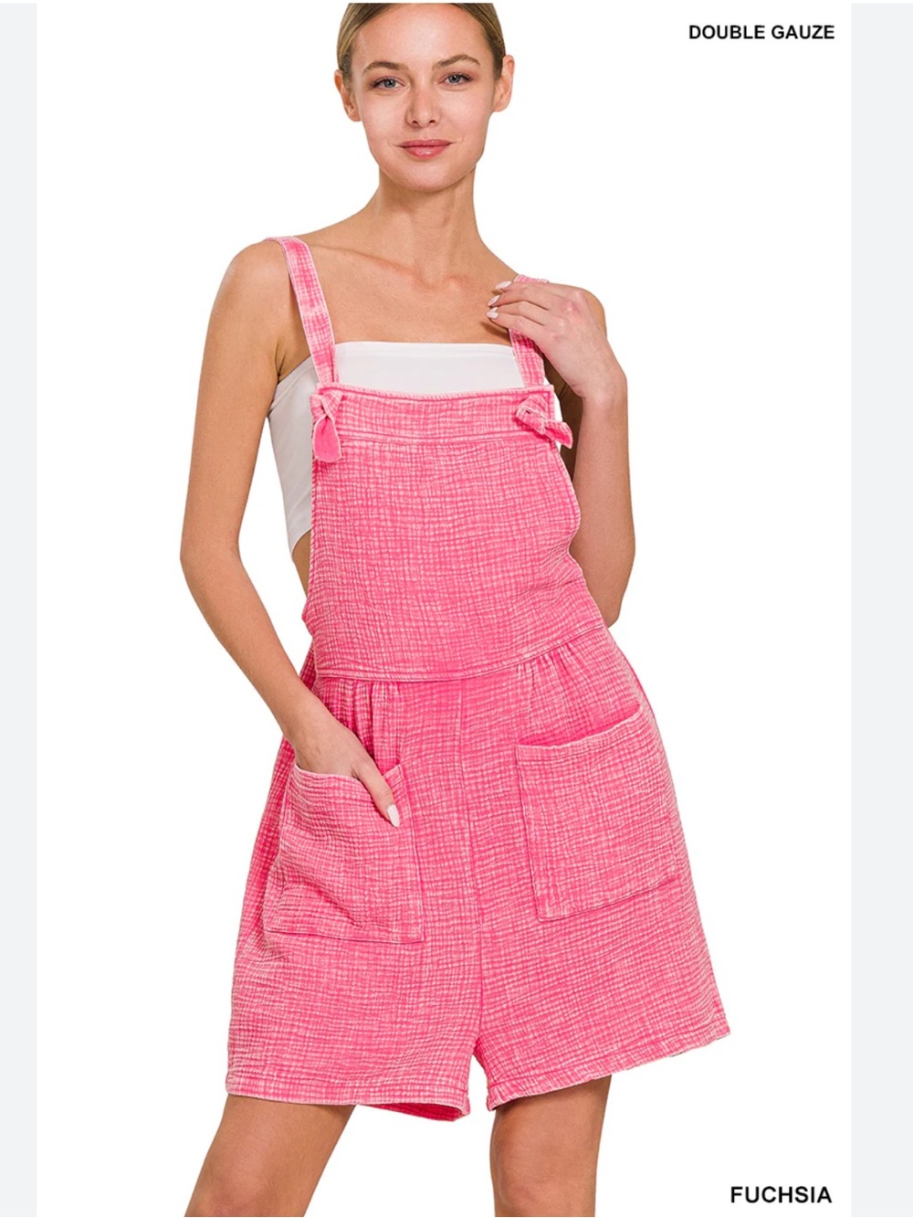 NWOT-Zenana Mineral Washed Shortalls